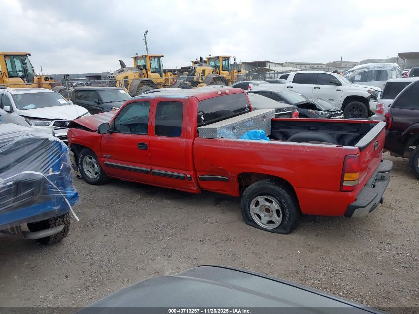 2002 Chevrolet Silverado 1500 Ls VIN: 2GCEC19T821396279 Lot: 43713257