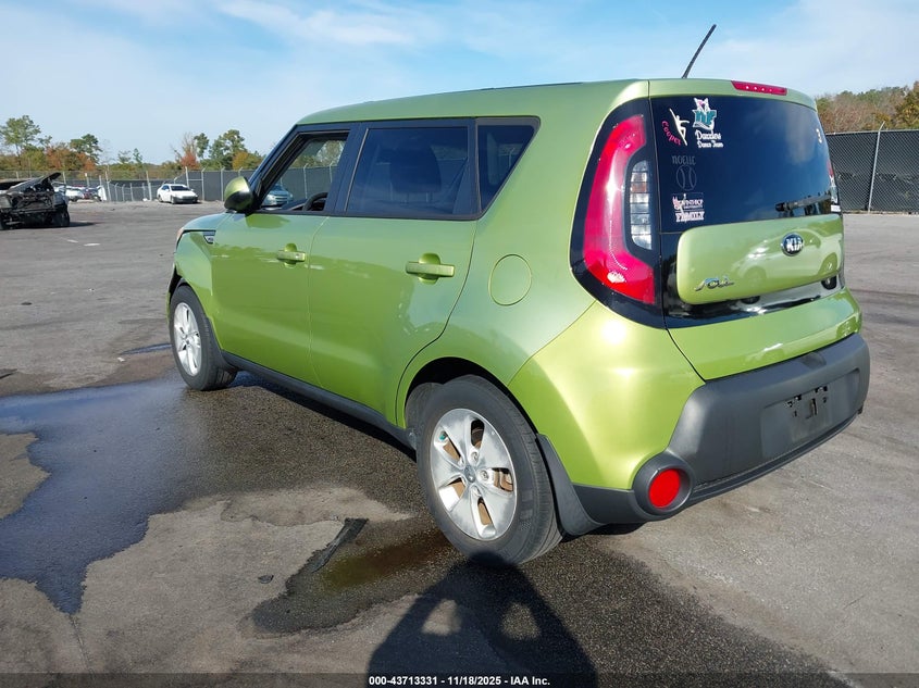 KNDJN2A24F7798987 2015 KIA SOUL photo no. 3