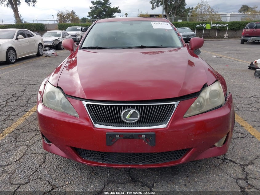 2008 Lexus Is 250 VIN: JTHBK262382060991 Lot: 43713334