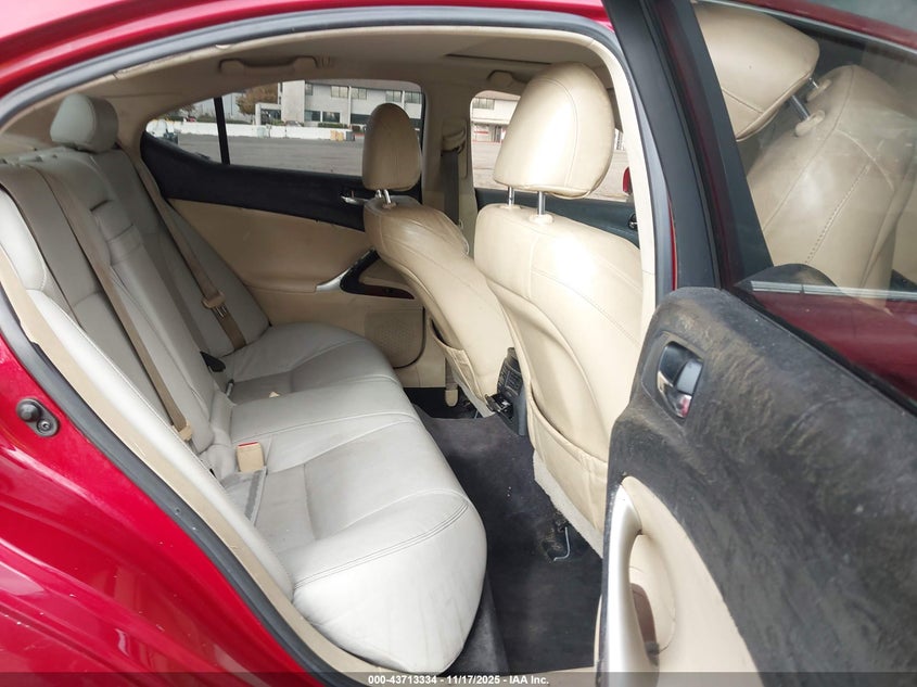 2008 Lexus Is 250 VIN: JTHBK262382060991 Lot: 43713334