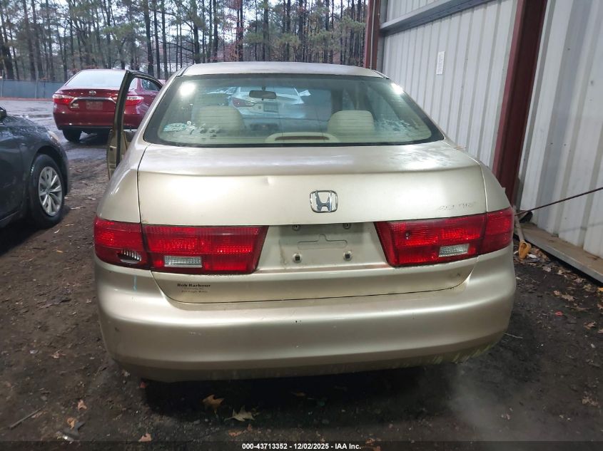 2005 Honda Accord 2.4 Lx VIN: 1HGCM56445A197122 Lot: 43713352