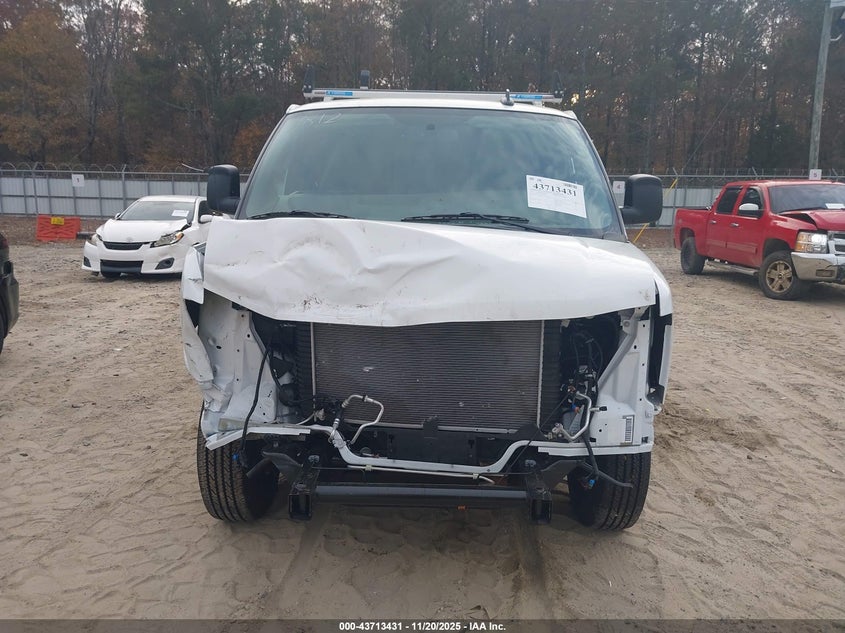 2025 Chevrolet Express Cargo Rwd 2500 Regular Wheelbase Wt VIN: 1GCWGAF76S1107812 Lot: 43713431