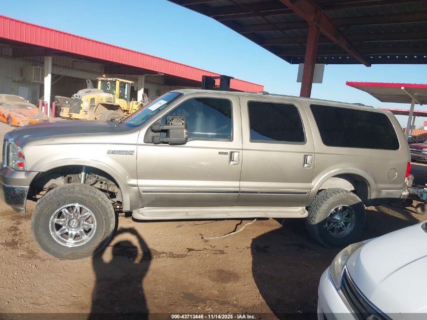2005 Ford Excursion Limited VIN: 1FMSU43PX5ED44308 Lot: 43713446
