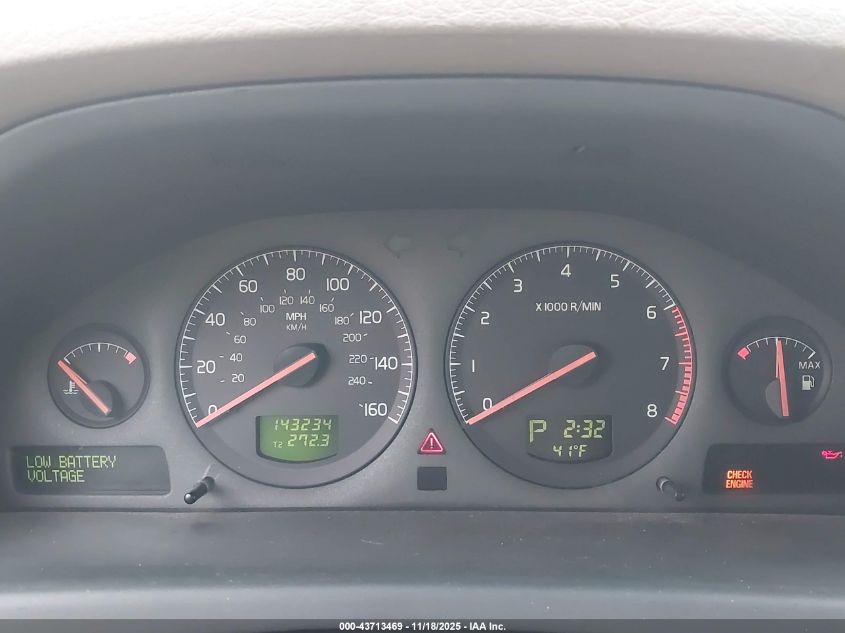 2001 Volvo S80 2.9 VIN: YV1TS94D411199505 Lot: 43713469