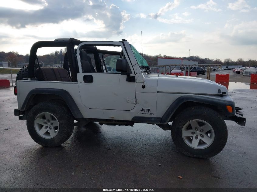 2006 Jeep Wrangler Se VIN: 1J4FA29116P754338 Lot: 43713486