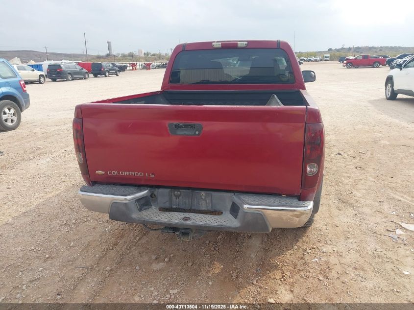 2004 Chevrolet Colorado Ls VIN: 1GCDS136248206395 Lot: 43713504