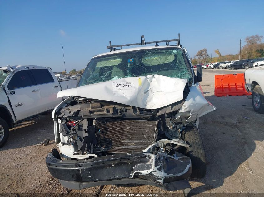 2022 Chevrolet Express Cargo Rwd 2500 Extended Wheelbase Wt VIN: 1GCWGBFP4N1162558 Lot: 43713525