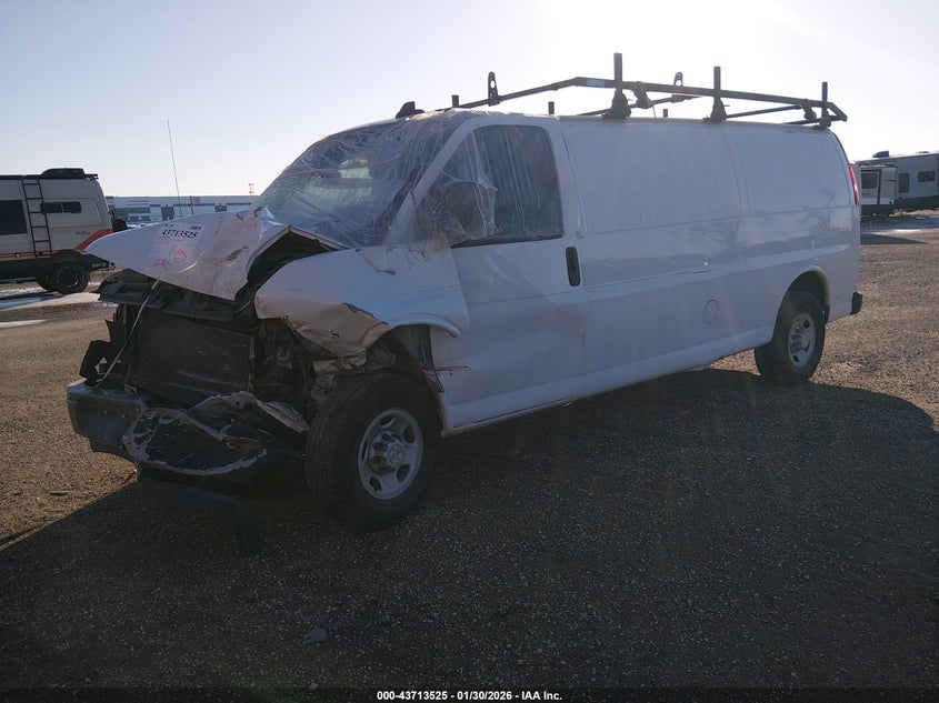 Vin: 1gcwgbfp4n1162558, lot: 44208873, chevrolet express cargo rwd 2500 extended wheelbase wt 20222