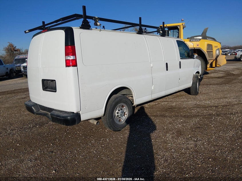 Vin: 1gcwgbfp4n1162558, lot: 44208873, chevrolet express cargo rwd 2500 extended wheelbase wt 20224