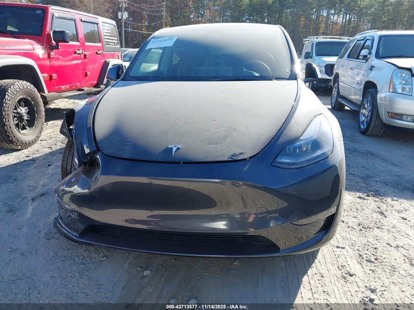 2025 Tesla Model Y Long Range Dual Motor Rear-Wheel Drive VIN: 7SAYGDED1SA365339 Lot: 43713577