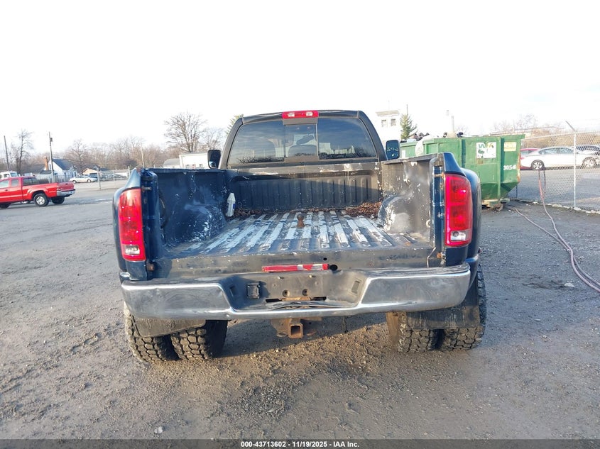 2005 Dodge Ram 3500 Slt/Laramie VIN: 3D7MS48C65G730957 Lot: 43713602