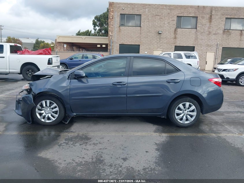 2016 Toyota Corolla Le VIN: 5YFBURHE5GP540221 Lot: 43713672