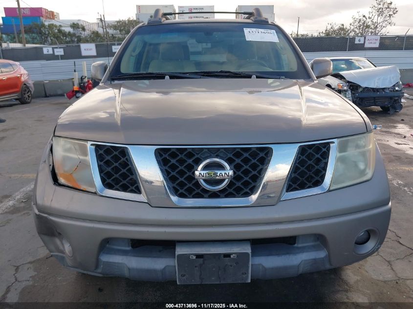 2007 Nissan Frontier Le VIN: 1N6AD09U87C405950 Lot: 43713696
