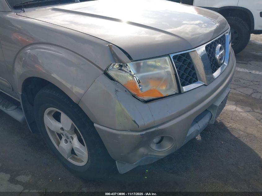 2007 Nissan Frontier Le VIN: 1N6AD09U87C405950 Lot: 43713696