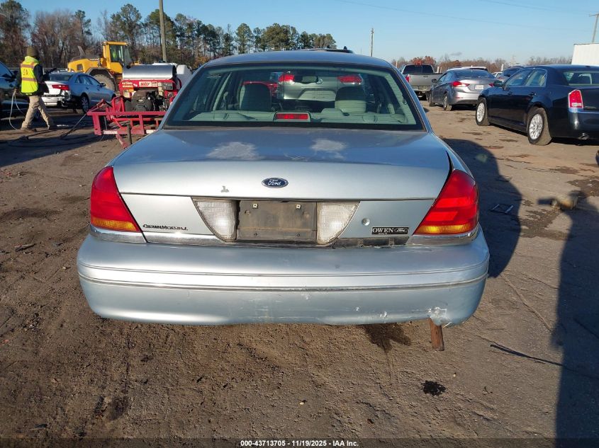 2003 Ford Crown Victoria Lx VIN: 2FAFP74W23X155075 Lot: 43713705