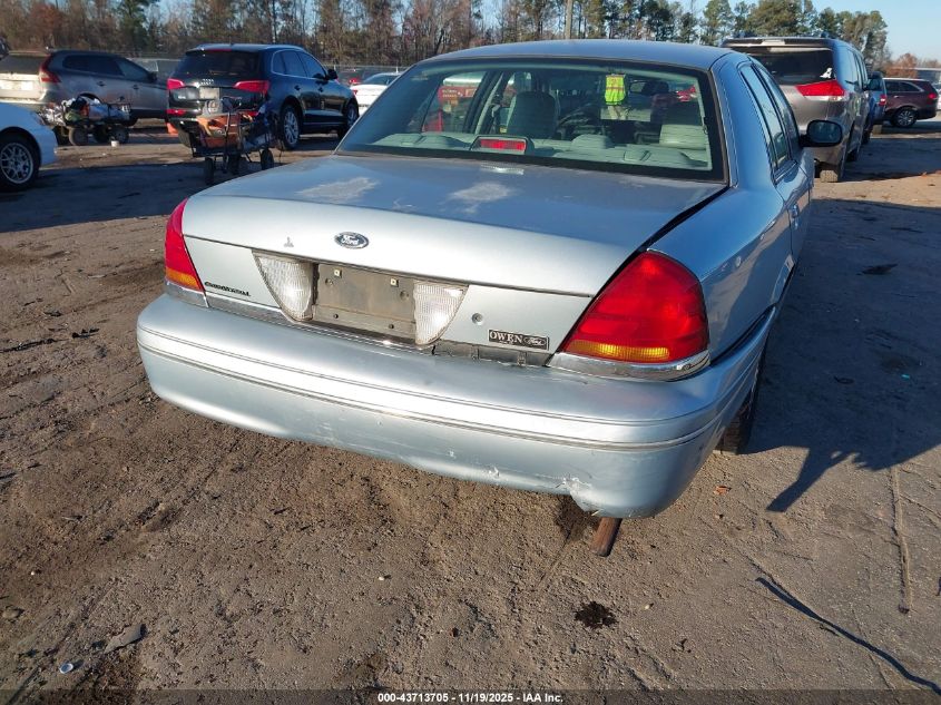 2003 Ford Crown Victoria Lx VIN: 2FAFP74W23X155075 Lot: 43713705