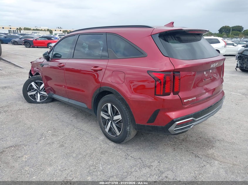 Vin: 5xyrl4lc0pg182699, lot: 44209056, kia sorento s 20233