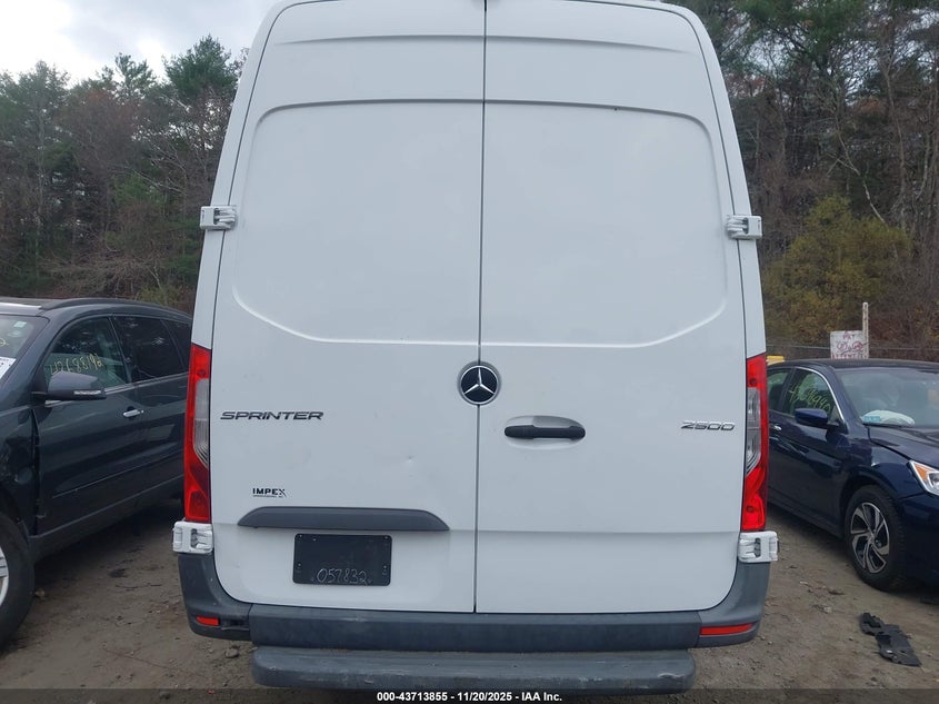 2021 Mercedes-Benz Sprinter 2500 High Roof I4 VIN: W1Y40CHY2MT057832 Lot: 43713855