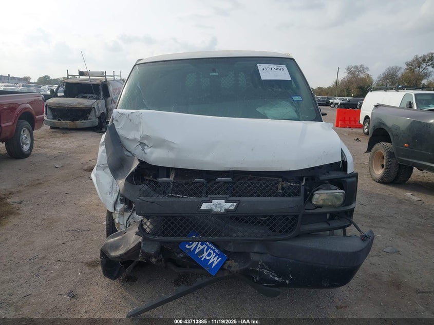 2016 Chevrolet Express 2500 Work Van VIN: 1GCWGAFF6G1278753 Lot: 43713885