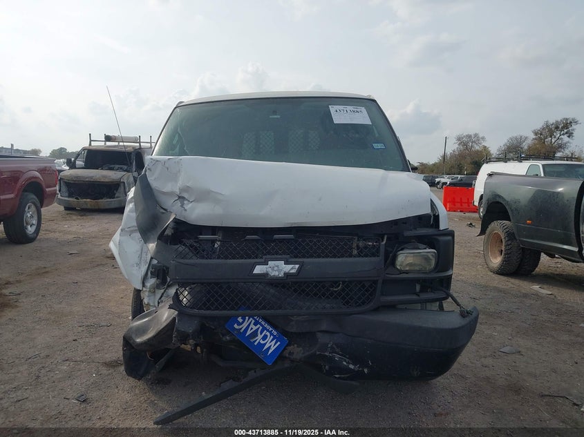 2016 Chevrolet Express 2500 Work Van VIN: 1GCWGAFF6G1278753 Lot: 43713885