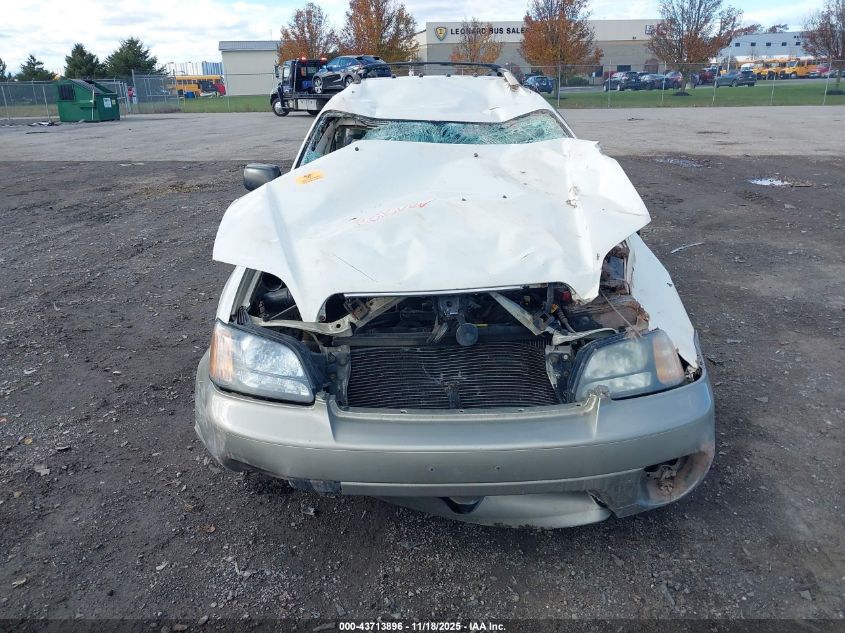 2004 Subaru Outback VIN: 4S3BH675947633230 Lot: 43713896
