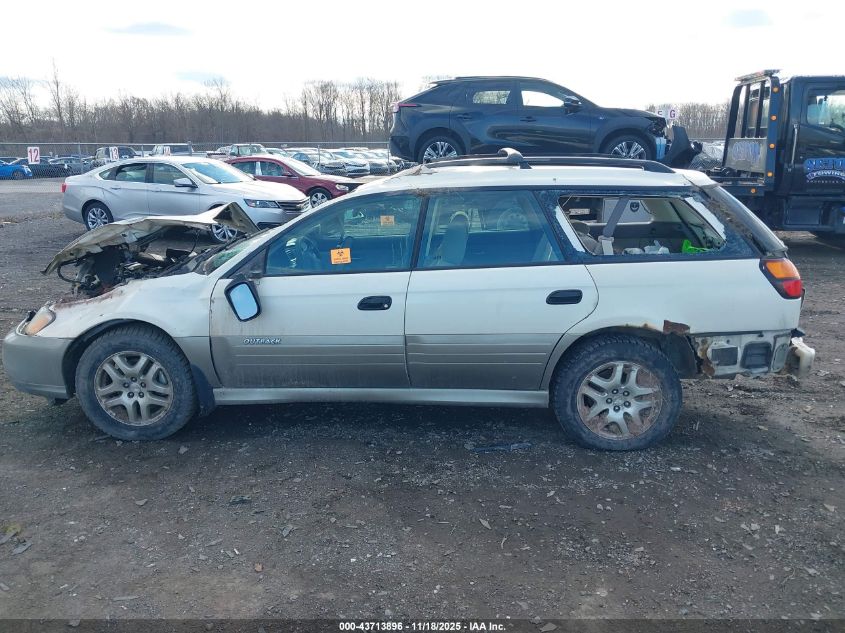 2004 Subaru Outback VIN: 4S3BH675947633230 Lot: 43713896
