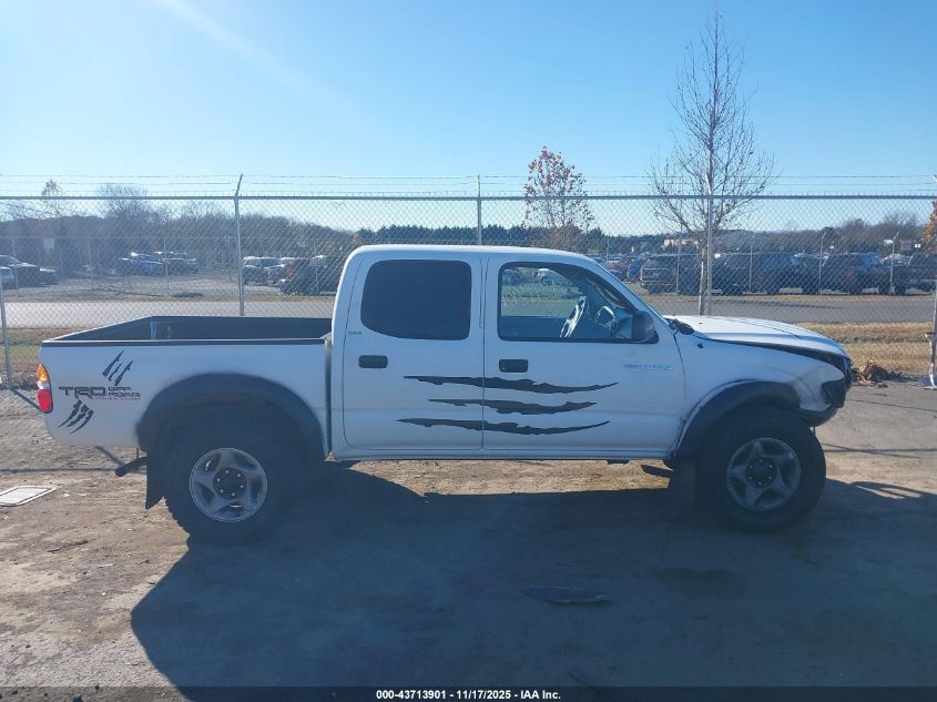 2001 Toyota Tacoma Base V6 VIN: 5TEHN72N91Z734661 Lot: 43713901