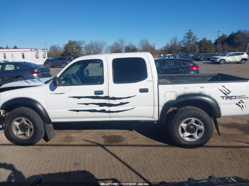 2001 Toyota Tacoma Base V6 VIN: 5TEHN72N91Z734661 Lot: 43713901
