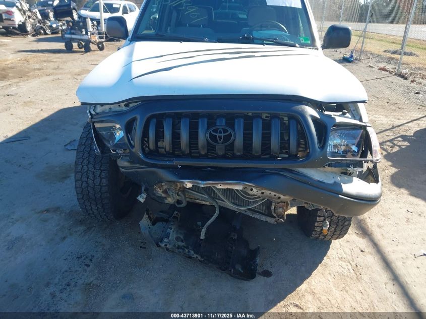 2001 Toyota Tacoma Base V6 VIN: 5TEHN72N91Z734661 Lot: 43713901