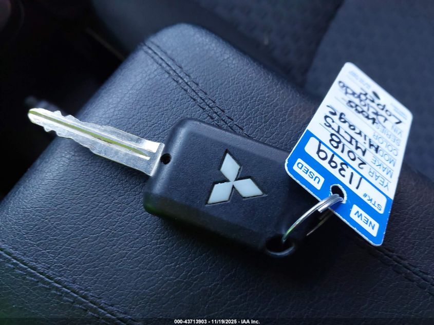 2018 Mitsubishi Mirage Es VIN: ML32A3HJXJH005457 Lot: 43713903