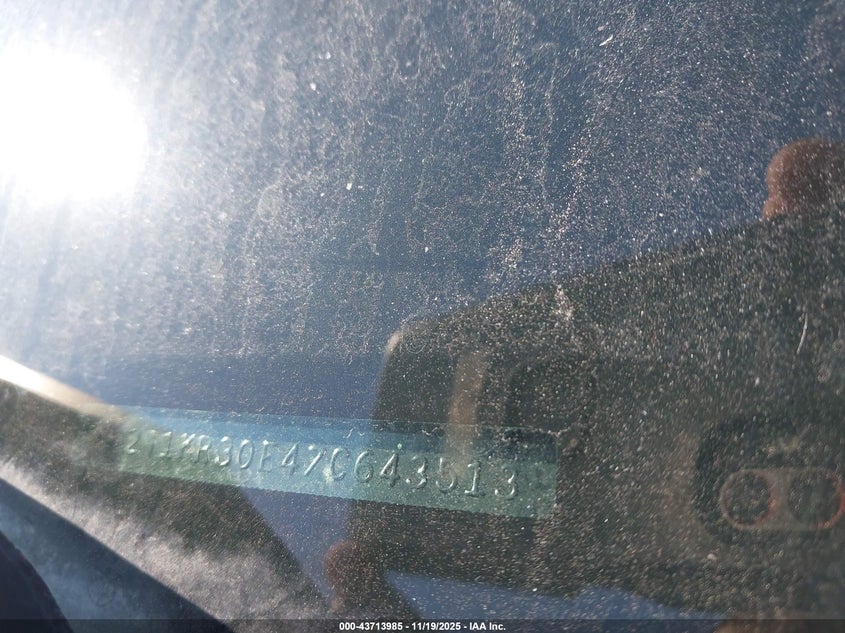 2007 Toyota Matrix Xr VIN: 2T1KR30E47C643513 Lot: 43713985