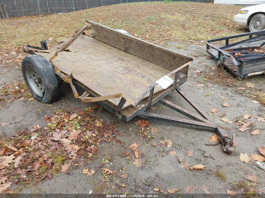 2002 HARVEY UTILITY TRAILER 04X8