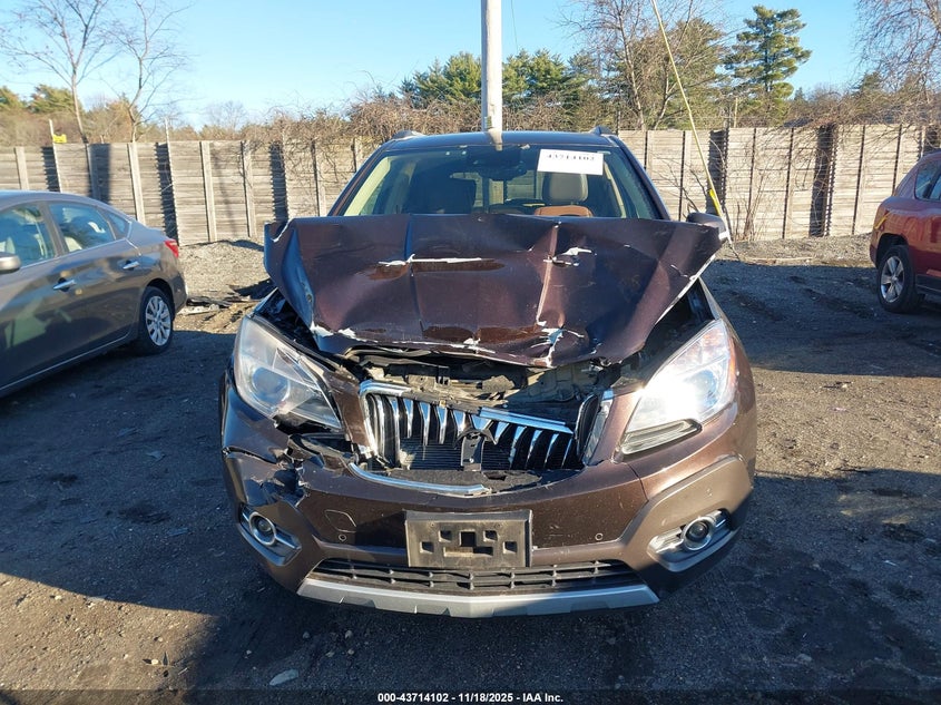 2016 Buick Encore Premium VIN: KL4CJHSB2GB654014 Lot: 43714102