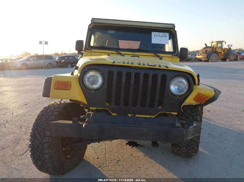 2004 Jeep Wrangler Se VIN: 1J4FA29104P770575 Lot: 43714118