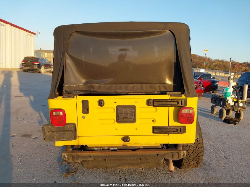 2004 Jeep Wrangler Se VIN: 1J4FA29104P770575 Lot: 43714118