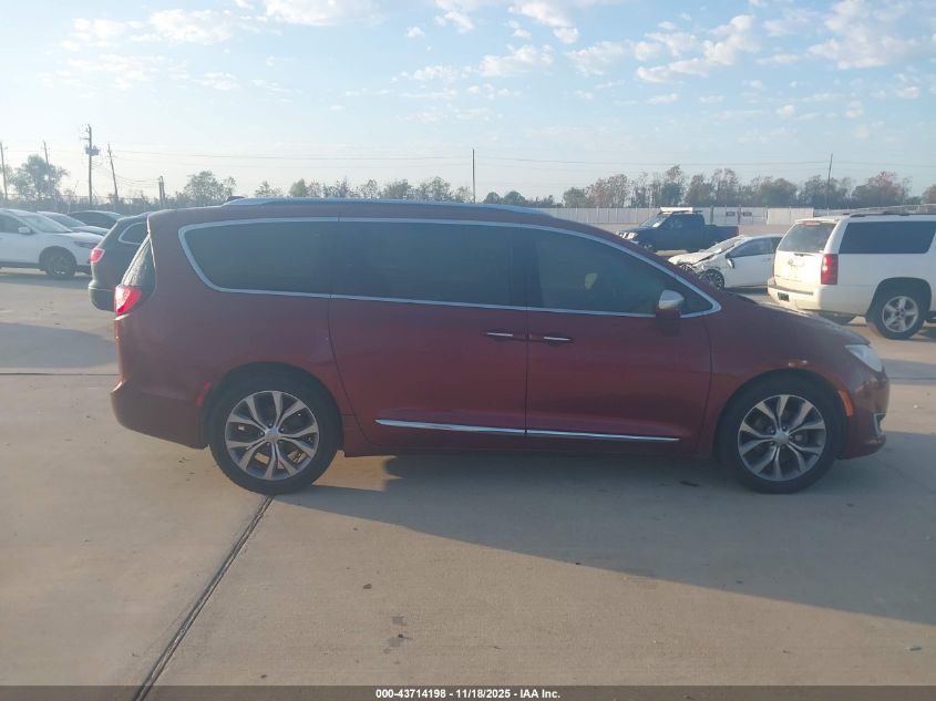 2018 Chrysler Pacifica Limited VIN: 2C4RC1GG4JR339634 Lot: 43714198