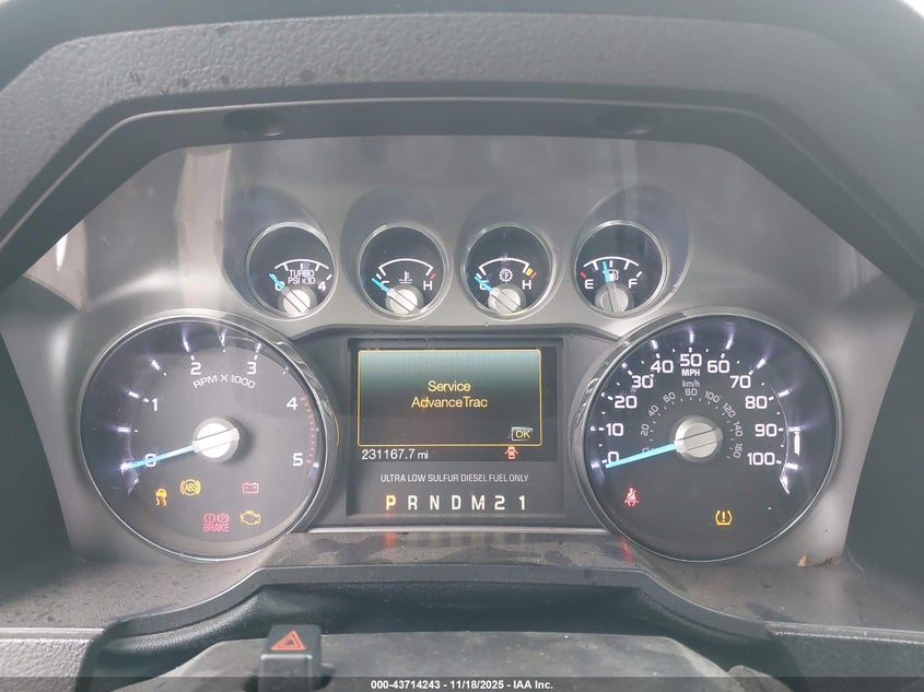 2011 Ford F-250 Lariat VIN: 1FT7W2BT5BEC05626 Lot: 43714243