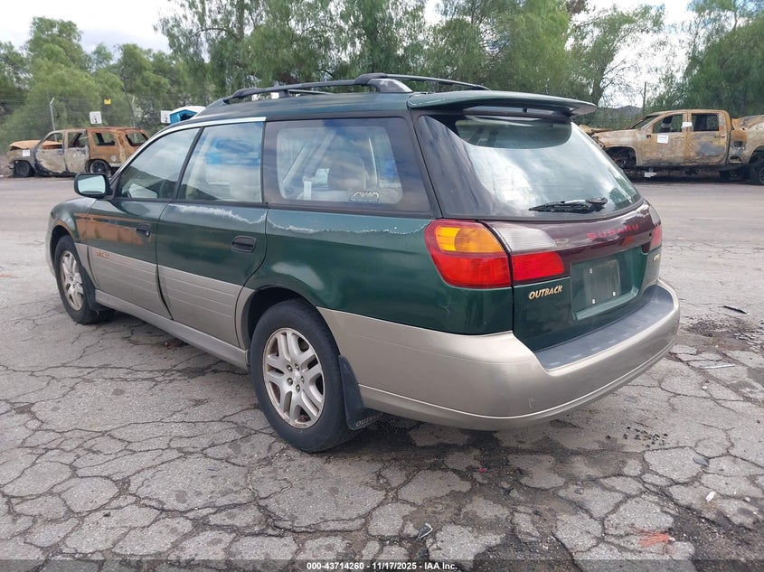 4S3BH675827646712 2002 SUBARU OUTBACK photo no. 3