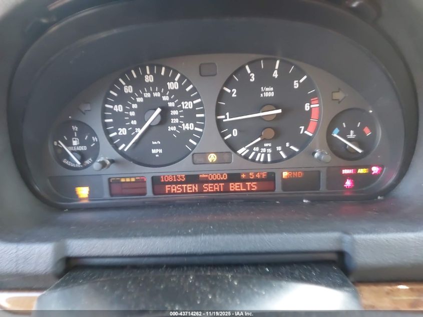 2002 BMW X5 4.4I VIN: 5UXFB33512LH31469 Lot: 43714262