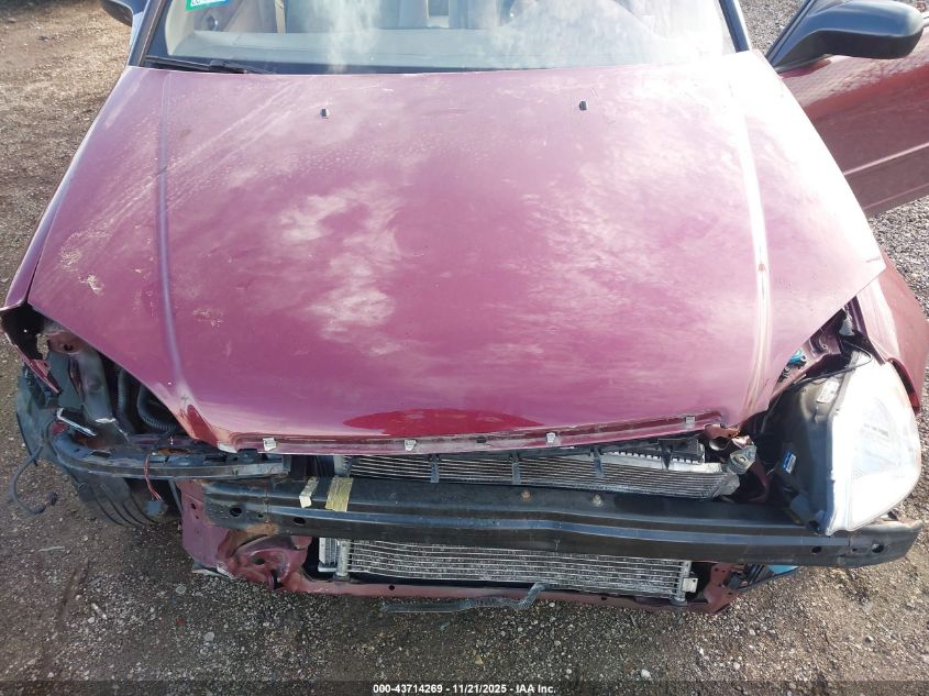 2002 Honda Civic Lx VIN: 1HGES16542L061749 Lot: 43714269