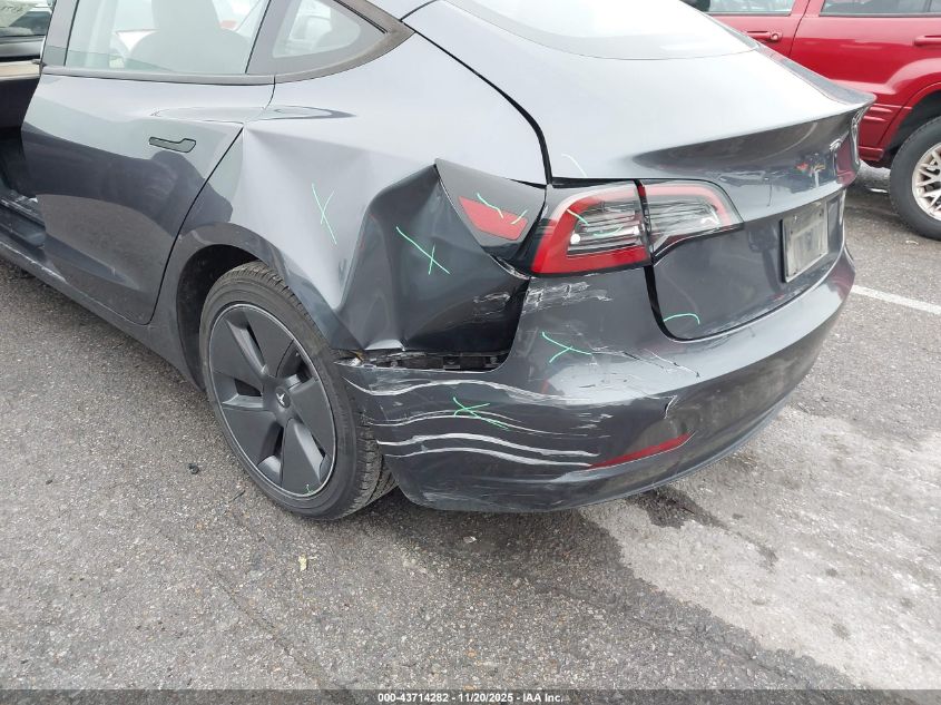 2023 Tesla Model 3 Rear-Wheel Drive VIN: 5YJ3E1EA8PF656299 Lot: 43714282