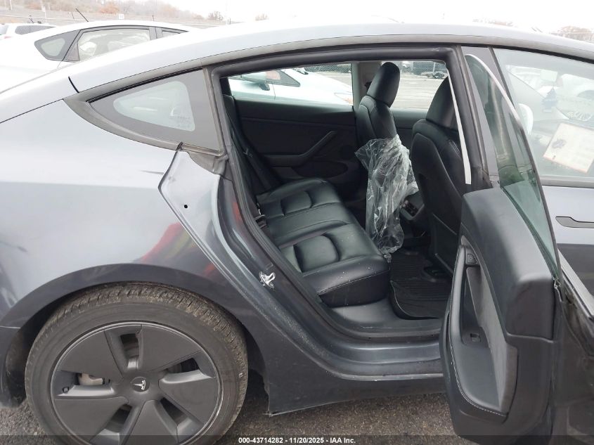 2023 Tesla Model 3 Rear-Wheel Drive VIN: 5YJ3E1EA8PF656299 Lot: 43714282