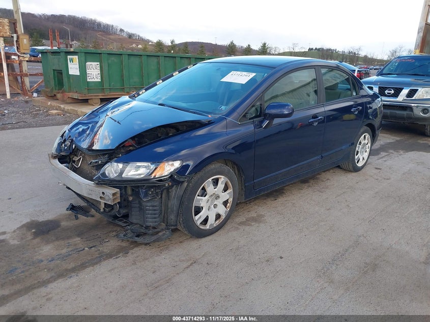 1HGFA16599L011897 2009 HONDA CIVIC photo no. 2