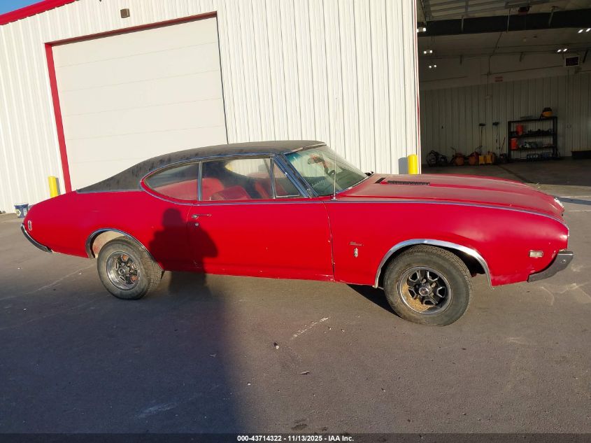 1968 Oldsmobile Cutlass VIN: 336878M434408 Lot: 43714322