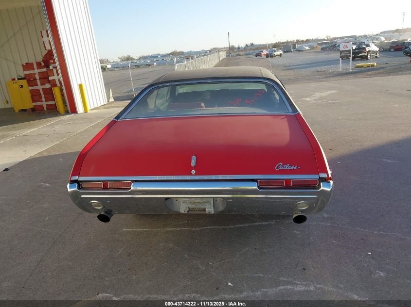 1968 Oldsmobile Cutlass VIN: 336878M434408 Lot: 43714322