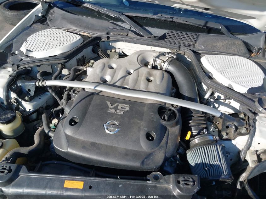 2006 Nissan 350Z VIN: JN1AZ34D76M312023 Lot: 43714381