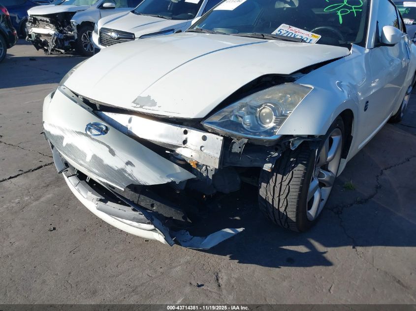 2006 Nissan 350Z VIN: JN1AZ34D76M312023 Lot: 43714381
