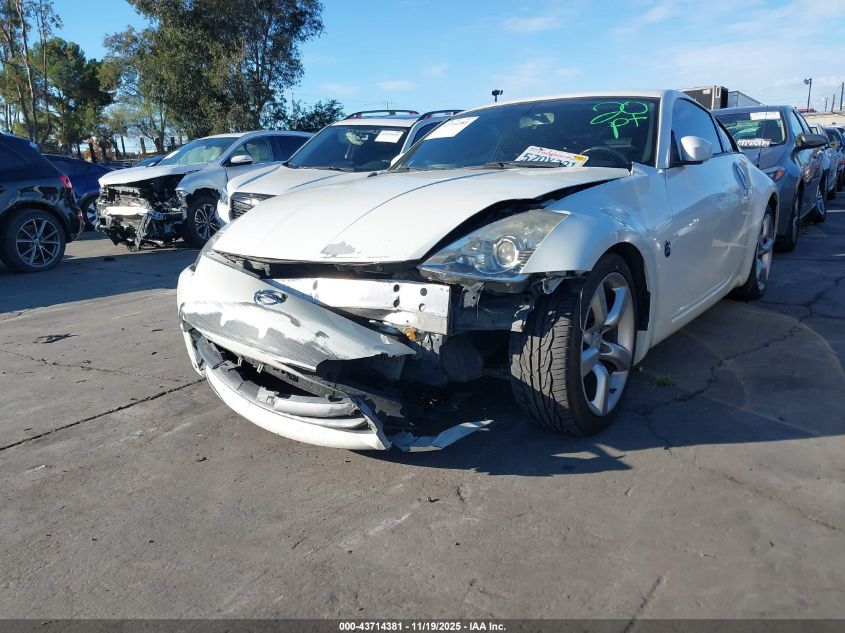 2006 Nissan 350Z VIN: JN1AZ34D76M312023 Lot: 43714381