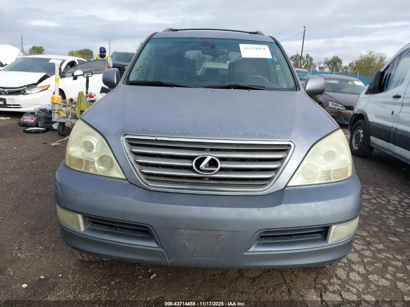2003 Lexus Gx 470 VIN: JTJBT20X930017101 Lot: 43714458