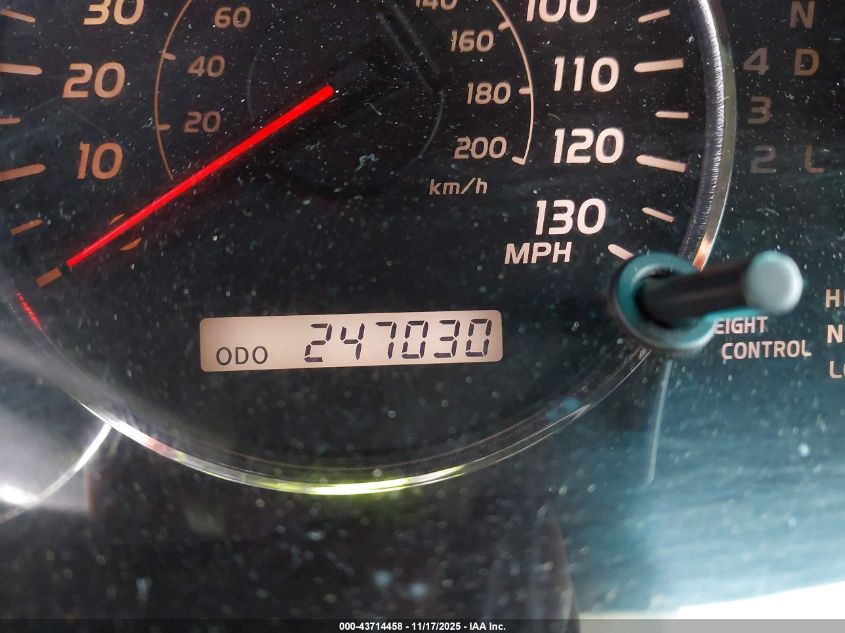 2003 Lexus Gx 470 VIN: JTJBT20X930017101 Lot: 43714458